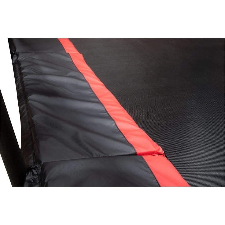 Hudora '4square' Trampolin mit Sicherheitsnetz, Stahl schwarz, 288 x 410 x 272 cm – Bild 11