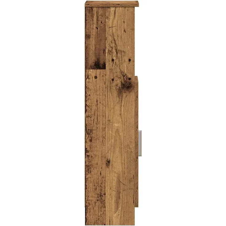 vidaXL Badezimmerschrank mit Rollenhalter Altholz-Optik 20,5x22x90 cm 858504 – Bild 6