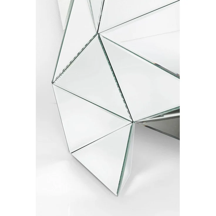 Kare Design, Spiegel Konsole Prisma, Flurkonsole verspiegelt, Luxus Konsole, Glas, 80 x 126,5 x 38 cm (H/B/T) – Bild 9
