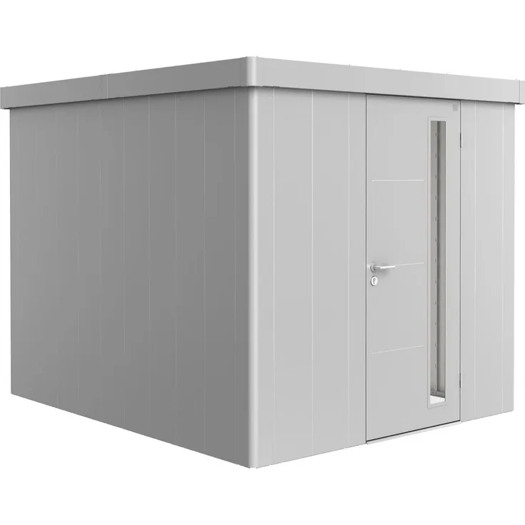 Biohort Gerätehaus Neo, 3B: 236 x 292 x 222 (b x t x h) cm, silber-metallic