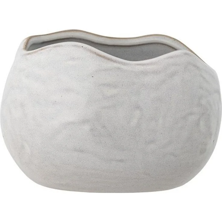 Bloomingville Blumentopf Pennie, in Weiß, 11cm, aus Steingut – Bild 3