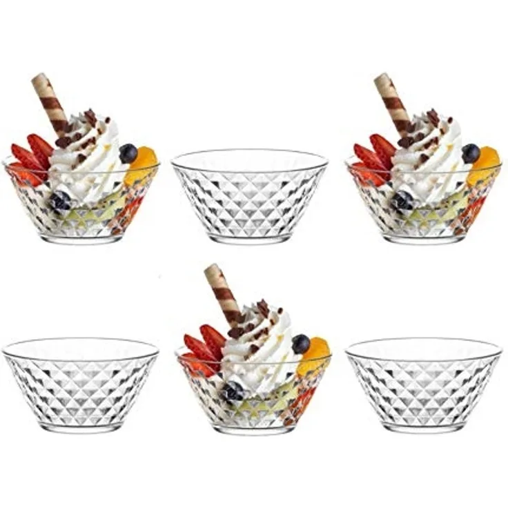 LAV Artemis 3 teiliges Set Glasschalen in elegantem Design - 330 ml