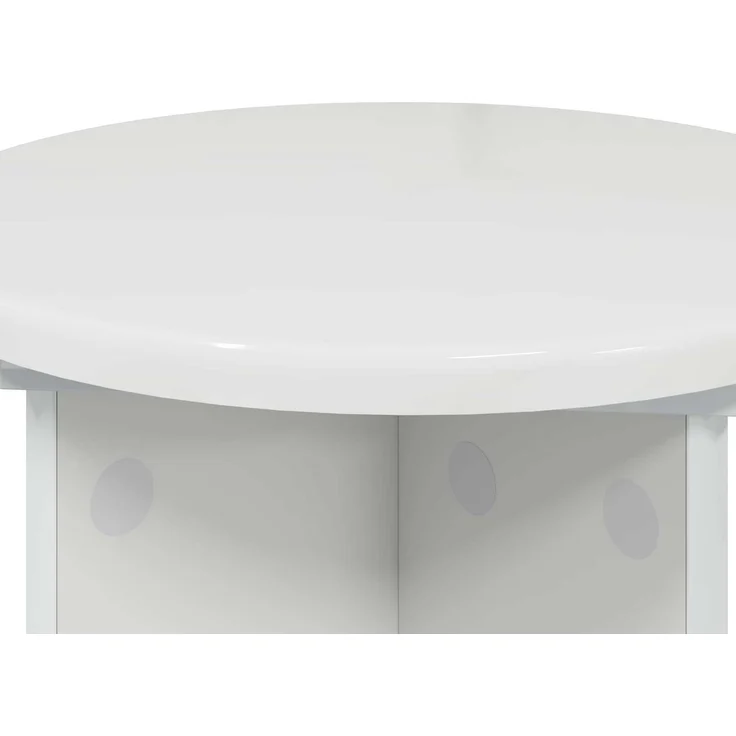 vidaXL Pflanzenständer 2 stk. Hochglanz Weiß Ø29,5 x 40 cm 899739 – Bild 9