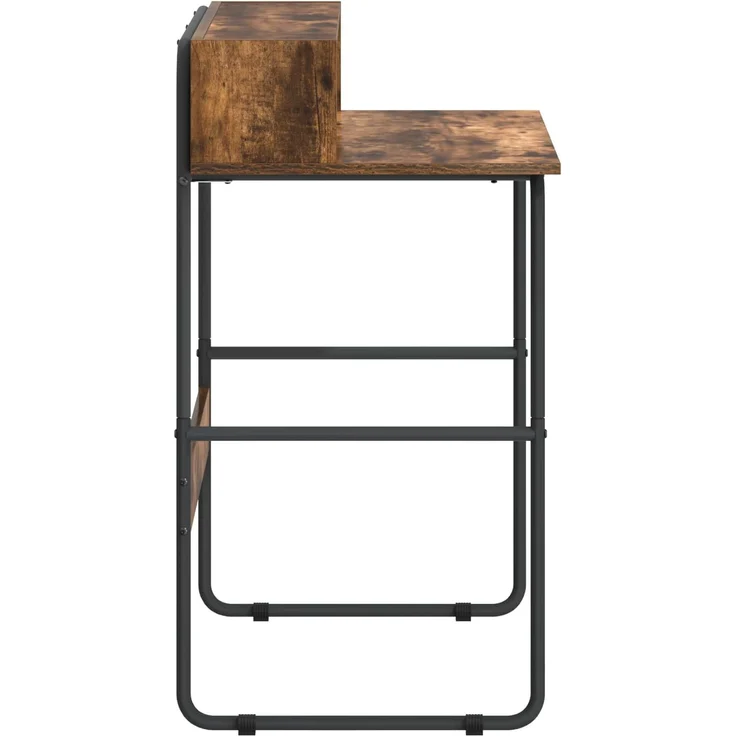 vidaXL Schreibtisch mit Stauraum Räuchereiche 80 x 50 x 91 cm 8008022 – Bild 4