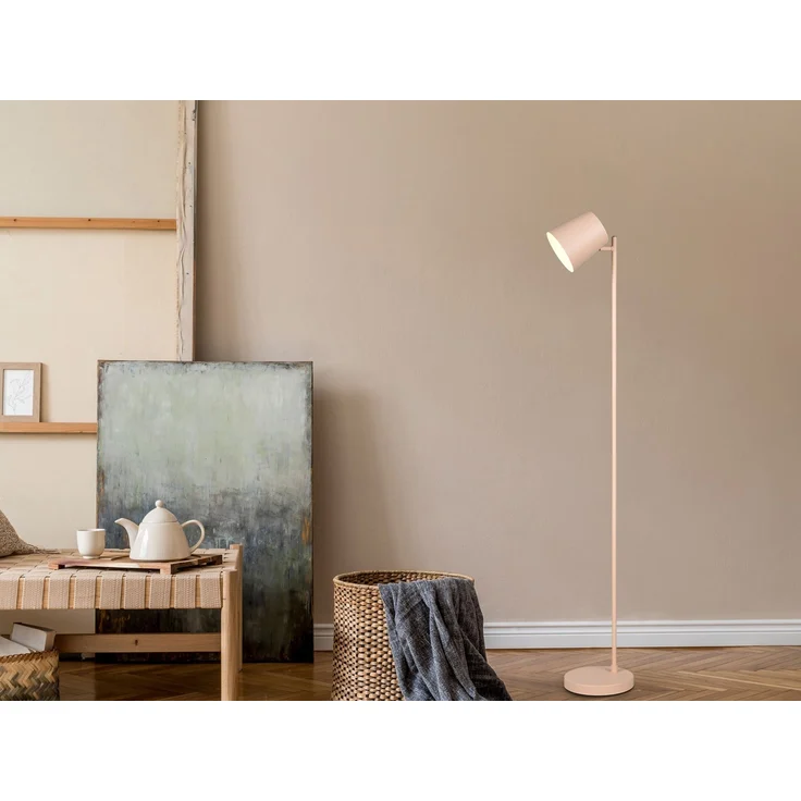 Kleine Akku Stehlampe BLAKE kabellos - dimmbar, Metall Beige, Höhe 125cm – Bild 5