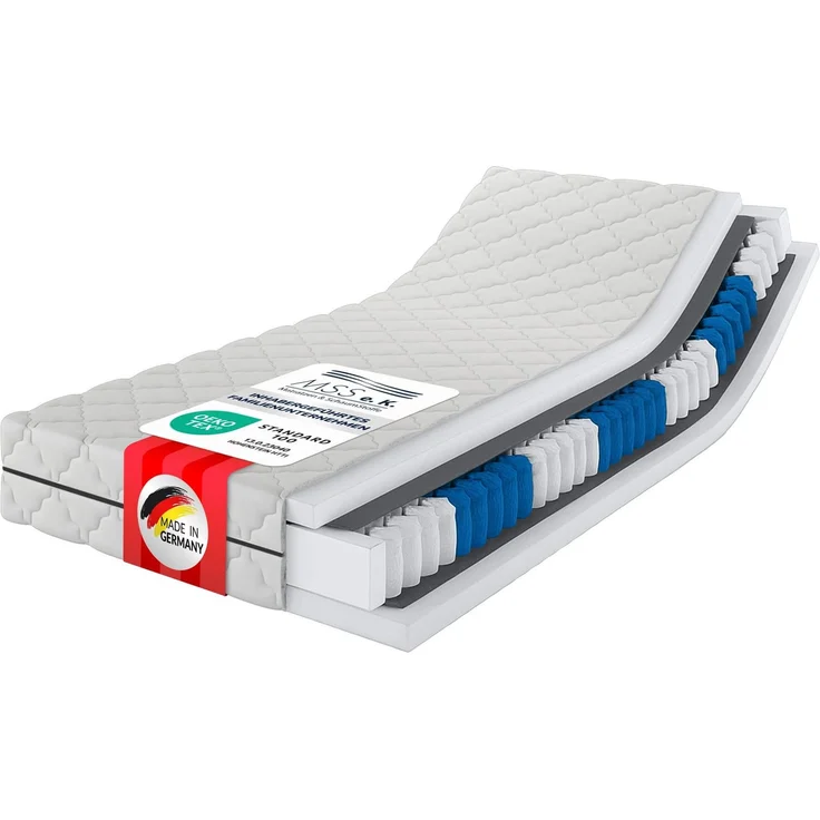 MSS 7 Zonen TTFK-Matratze MedicPlus 90x200x21 cm H2 – Bild 1