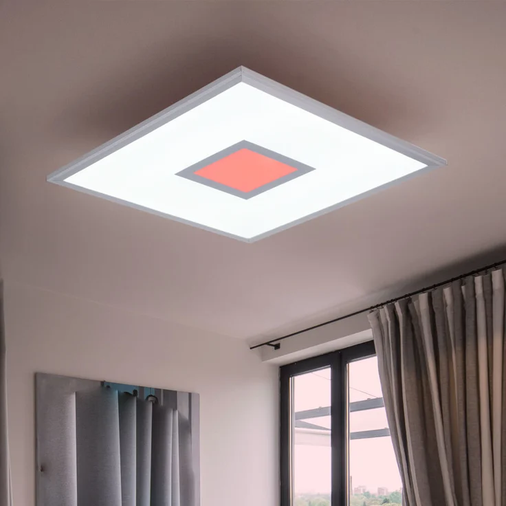 RGB LED Panel, 2600 lm, CCT, Fernbedienung, dimmbar, L 45 cm – Bild 5