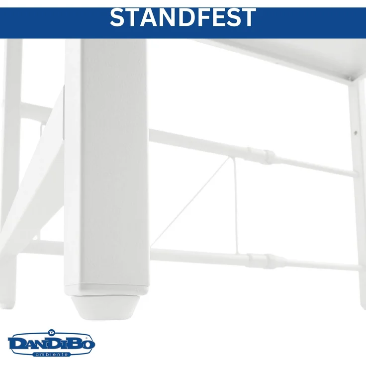 DanDiBo Verstellbares Mikrowellenregal Weiß 3 Stufig 40-64 cm Mikrowellen Regal 96684 Stehend Mikrowellenständer Küchenregal – Bild 3