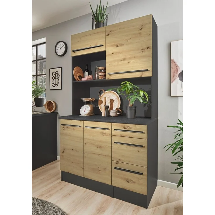 BASIC by Balculina Buffet Jazz (1-St) Breite 120cm, Türen, Schubkästen, offenes Fach – Bild 4