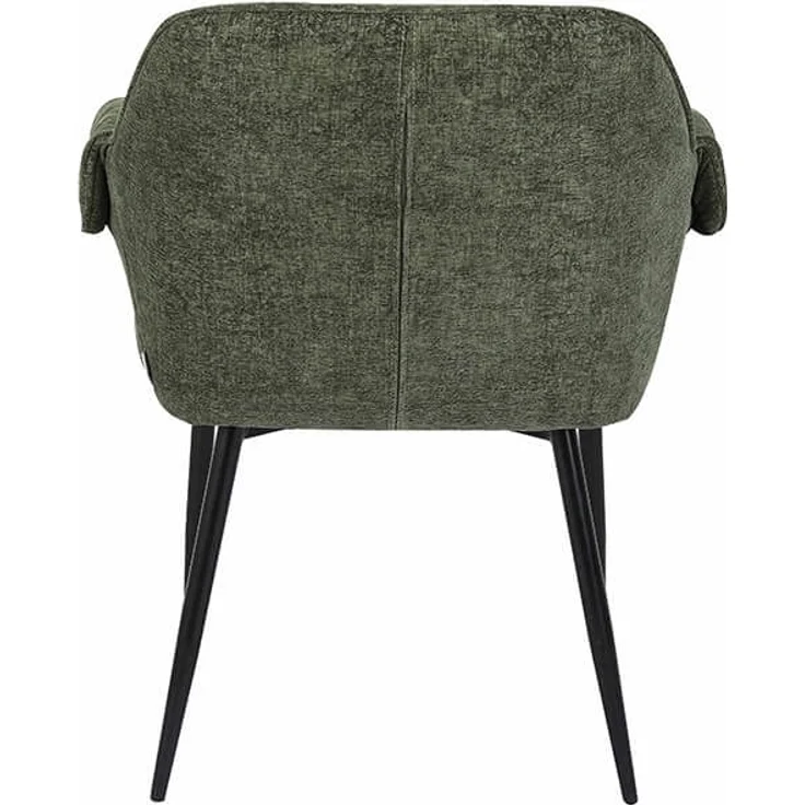 HOME DELUXE Esszimmerstuhl chenille CHENO - 1er Set Grün – Bild 8