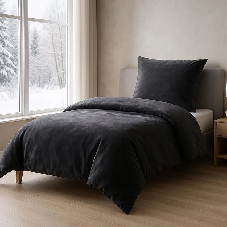 Malika Bettwäsche 135x200 + 80x80 cm Cashmere Touch Bettwäsche, atmungsaktiv, Mikrofaser, 2 teilig, Für Allergiker geeignet, pflegeleicht, angenehm weicher Stoff