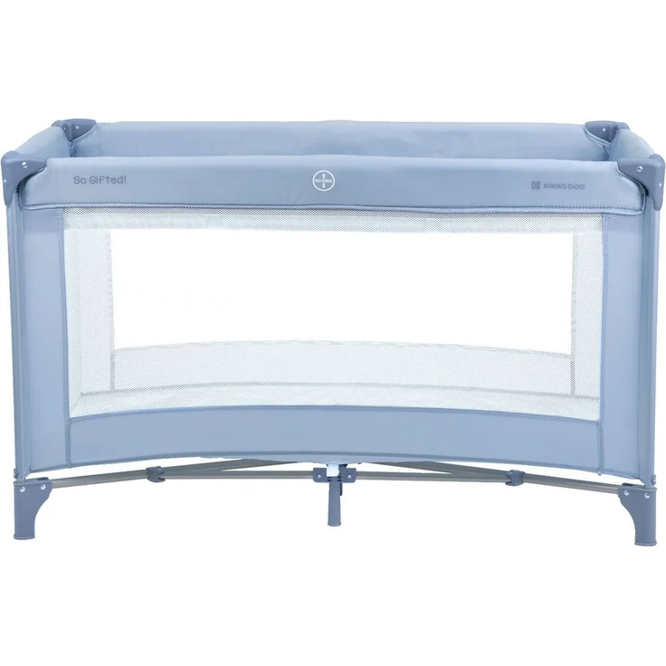 Kikkaboo Reisebett, Laufstall So Gifted 2 Ebenen Matratze, Tragetasche, Öffnung blau alt – Bild 3