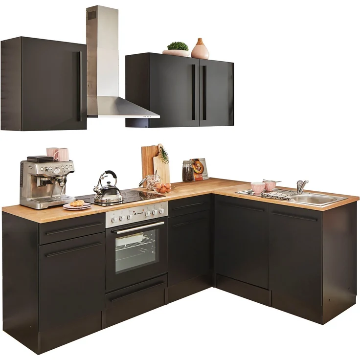 BASIC by Balculina Winkelküche Jazz, Stellbreite 220x175 cm, wahlweise mit E-Geräten – Bild 5