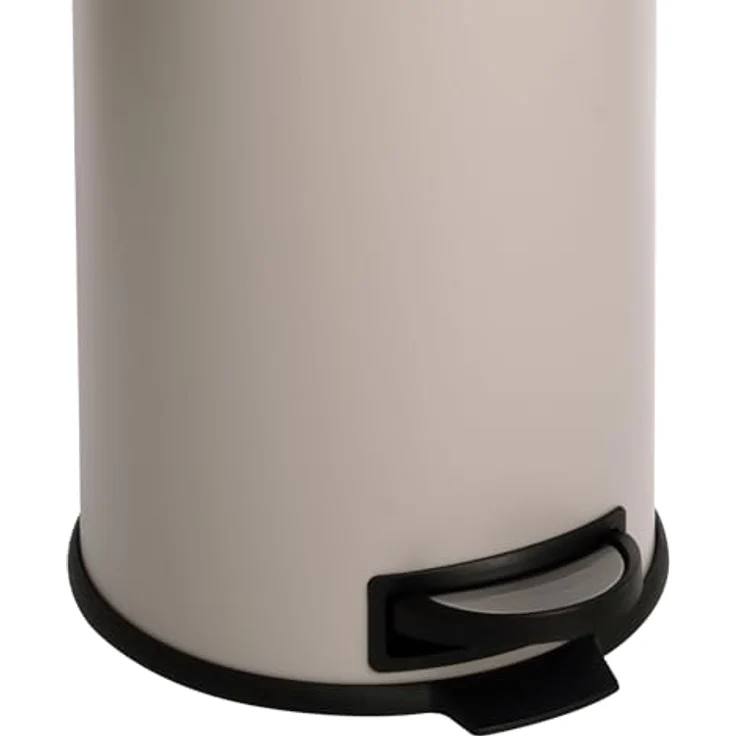 SVITA Treteimer T20, Mülleimer 20 Liter aus pulverbeschichtetem Stahl, taupe, inkl. Inneneimer – Bild 4