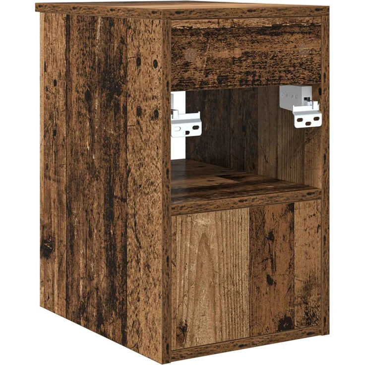 vidaXL Badezimmerschrank Altholz 30 x 44,5 x 50 cm Holzwerkstoff 890356 – Bild 6