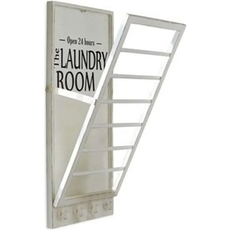 Mirabeau Badorganizer Handtuchhalter Laundry Room antikweiß – Bild 6