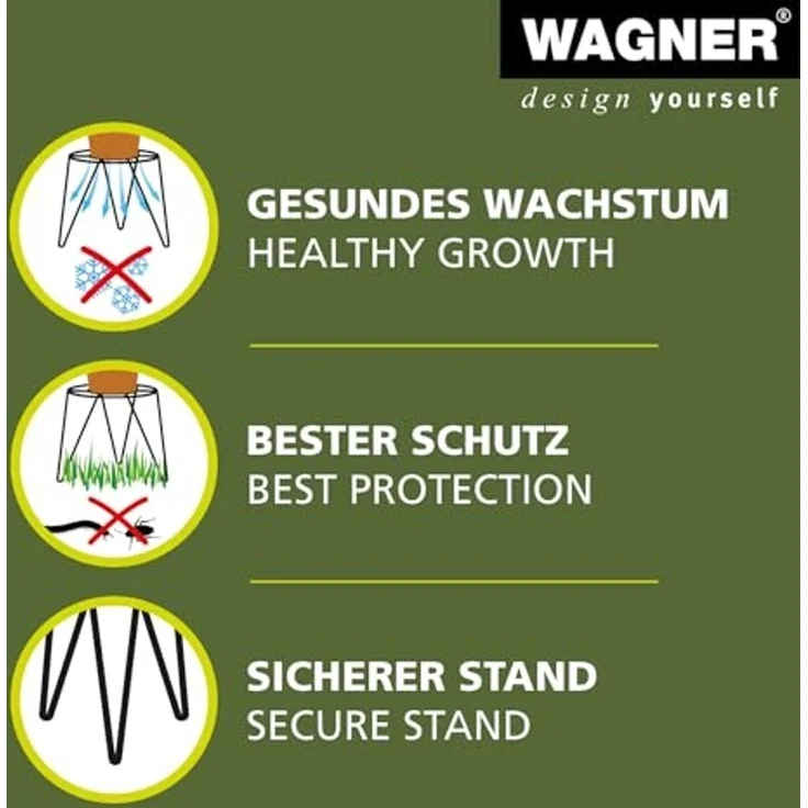 Wagner Pflanzenständer Hairpin Style schwarz Ø 22 cm – Bild 5