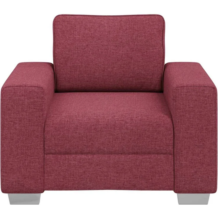 vidaXL Sofa-Sessel Weinrot 100 cm Stoff 4105210 – Bild 4