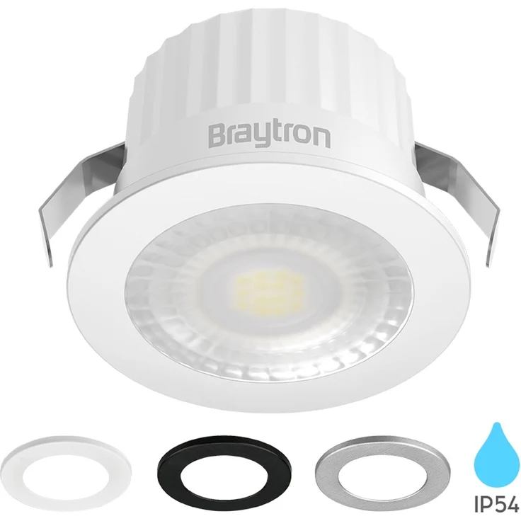 LED Minispot 3W klein Einbauleuchte Einbauspot Einbaustrahler 3 Blenden IP54 230V 4000K – Bild 1