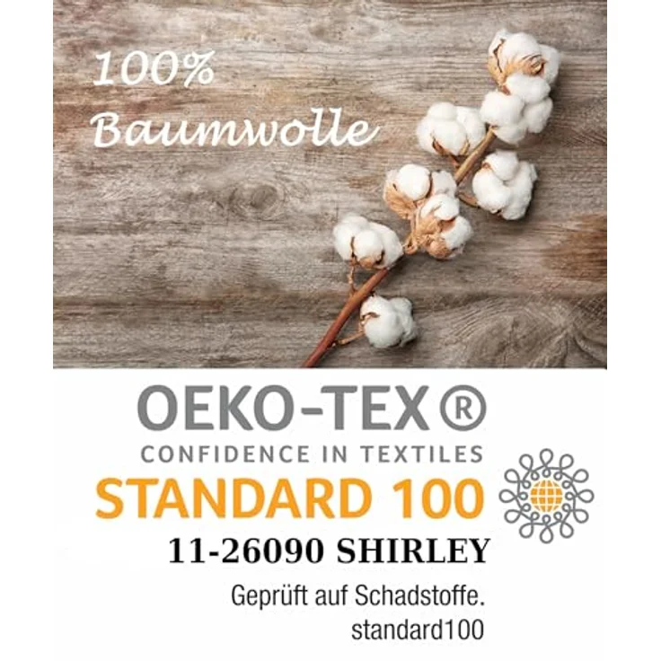 JACK Bettwäsche JACK Renforcé Bettwäsche sheepworld Traum Frau 135x200cm 2 tlg. Herzen, Renforcé, 2 teilig, Wendebettwäsche mit witzigem Schaf und Herzen, Reißverschluss – Bild 7