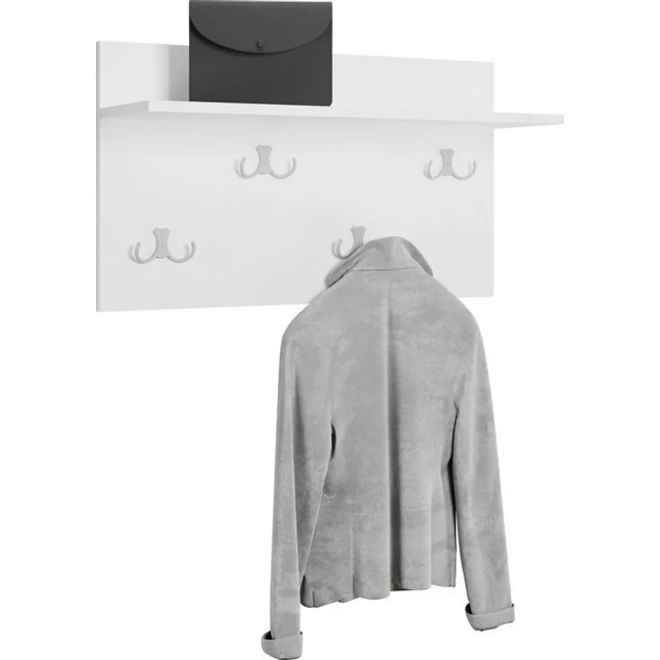 OTTO home Garderobenpaneel Paris (1 St), Praktische Wandgarderobe mit Doppelhaken (B/T/H): 70/21,5/40 cm – Bild 4