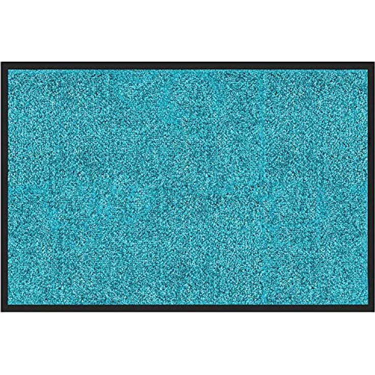 etm® Schmutzfangmatte - Fußmatte in vielen Größen - Türmatte Fußabstreifer für Haustür innen und außen (Türkis, 60x90 cm) – Bild 5