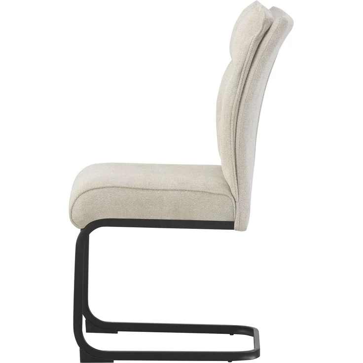 Schwinger-Stuhl 2er Set Rom Stühle in Creme - gemütliches Design - B/H/T: 47x94x61 cm – Bild 6
