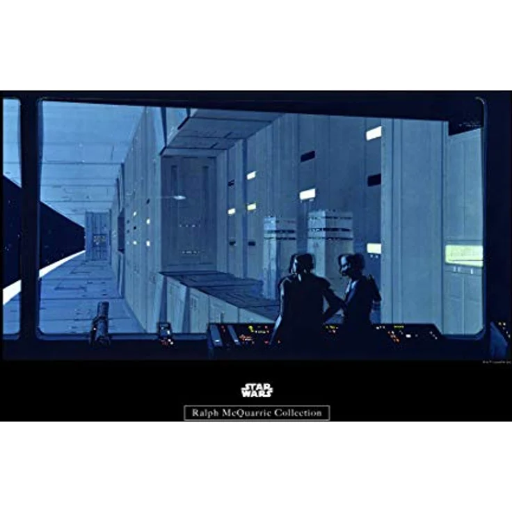 Komar Wandbild Star Wars Classic RMQ Death Star Control, Kunstdruck 50 x 40 cm, kindersichere Materialien, ohne Rahmen – Bild 1