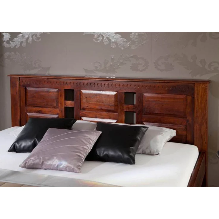 Bett Akazie 200x200x90 nougat lackiert OXFORD #254 – Bild 4