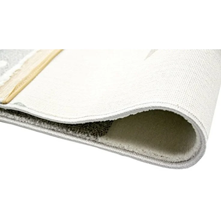 CARPETIA Kinderteppich Spielteppich Babyteppich Mädchen mit Herz Stern rosa Creme grau (120x170 cm) – Bild 6