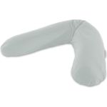 Theraline Stillkissen 190cm inkl. Bezug Grau Mikroperlenfüllung