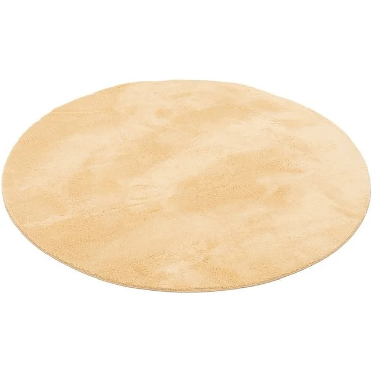 Pergamon Fellteppich Fellteppich Super Soft Pearl Rund, Rund, Höhe: 19 mm – Bild 4
