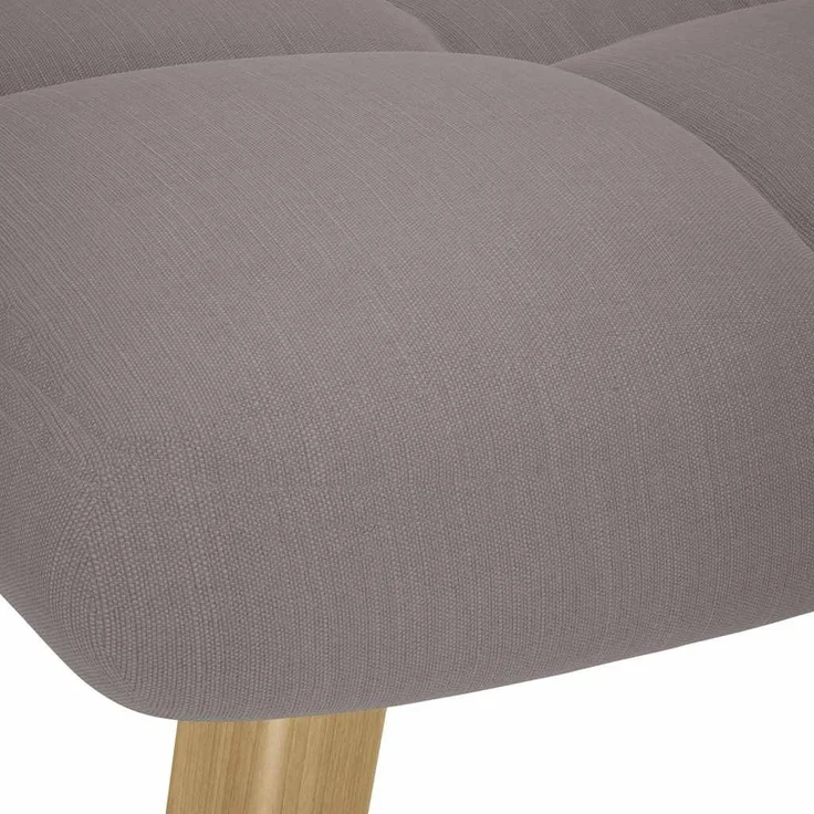 vidaXL Schaukelstuhl mit Fußhocker Taupe Stoff 4016806 – Bild 7