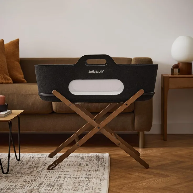 Snüz SnüzBaskit Moses Basket + Stand Set -Graphite