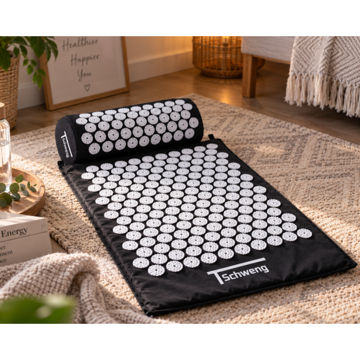 Schweng Akupressurmatte mit Kissen