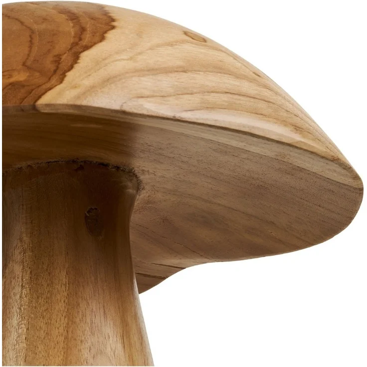 2er Set Teak-Deko-Pilze JAMUR 35cm nachhaltige natürliche Holzdeko Garten – Bild 9