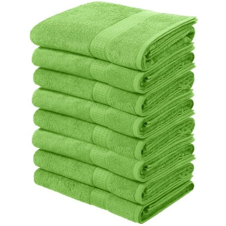 OTTO home Handtücher Juna, als Set und Serie erhältlich, 8 Handtücher, 50x100cm, Walkfrottier (8-St), 8-tlg. Handtuch-Set, 100% Baumwolle, mit Bordüre, Uni-Farben, weich – Bild 4