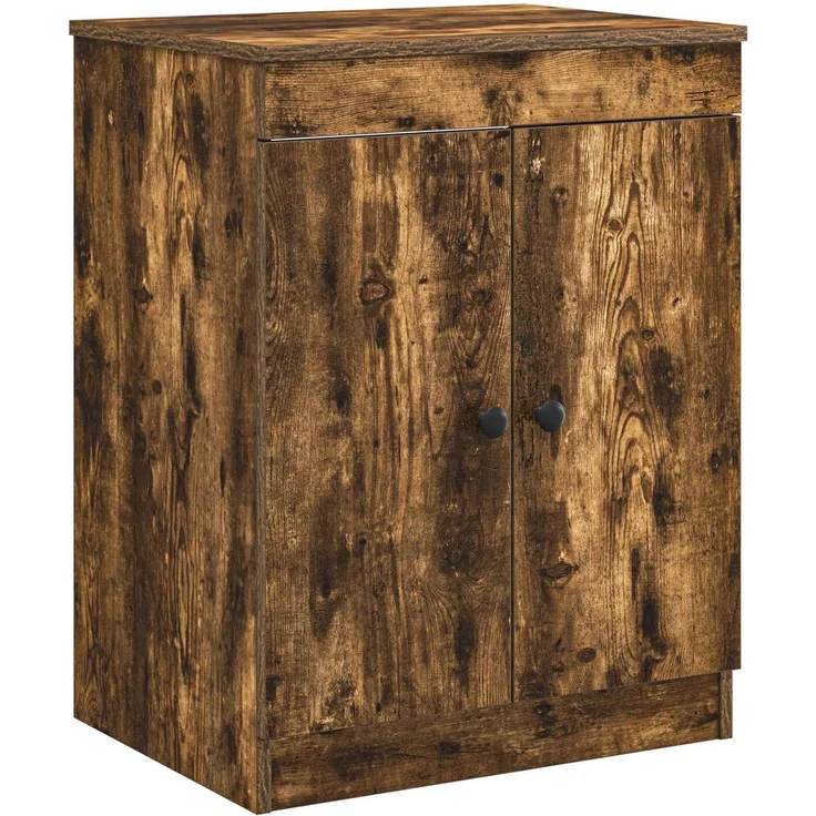 vidaXL Waschbeckenschrank Geräucherte Eiche 54 x 41 x 99,5 cm 3404254 – Bild 4