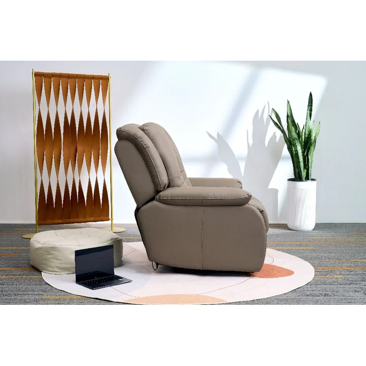 Elektrischer Massagesessel mit Rücken- und Beinanhebung & 3D-Mechanismus braun – Bild 6