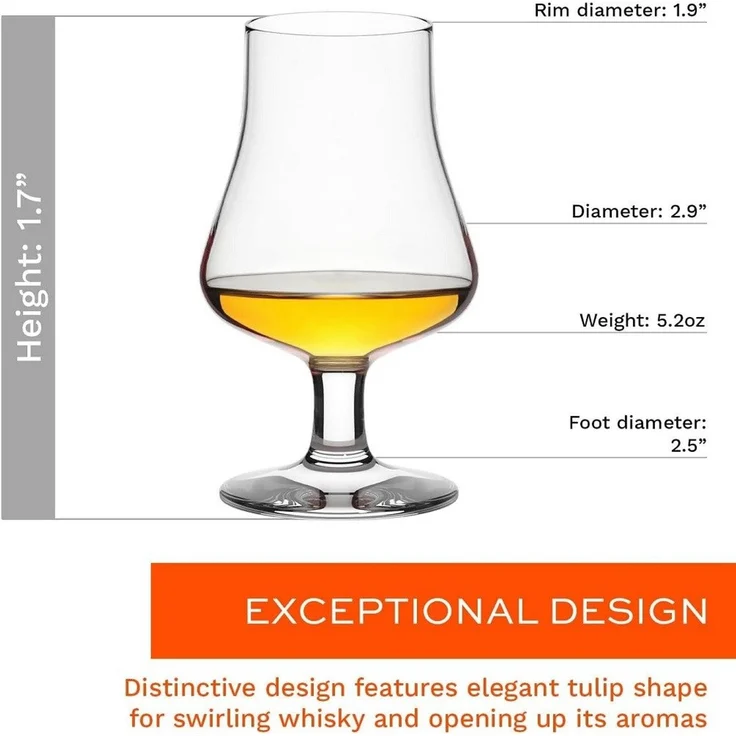 Stölzle Schnapsglas Stölzle Lausitz Spirits Nosing Glass 194ml 6er Set, Glas – Bild 2
