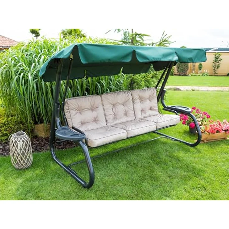 Bjird Bankauflage Venus 50 cm, 60 cm, 100 cm, 120 cm, 150 cm, 180 cm, (1 St), für Gartenbank und Hollywoodschaukel – Bild 13