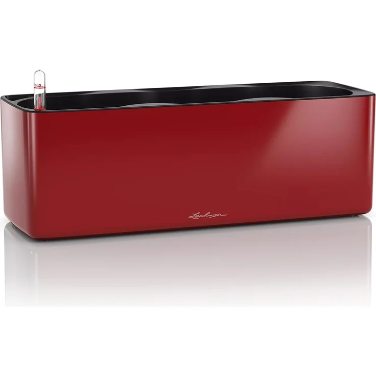 LECHUZA CUBE Glossy Triple scarlet rot highgloss 13672 – Bild 1