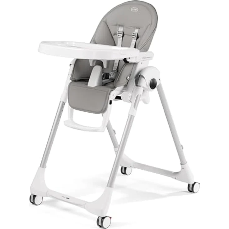 Peg Perego 'Prima Pappa Follow Me' Hochstuhl Ice (Lederimitat) – Bild 2