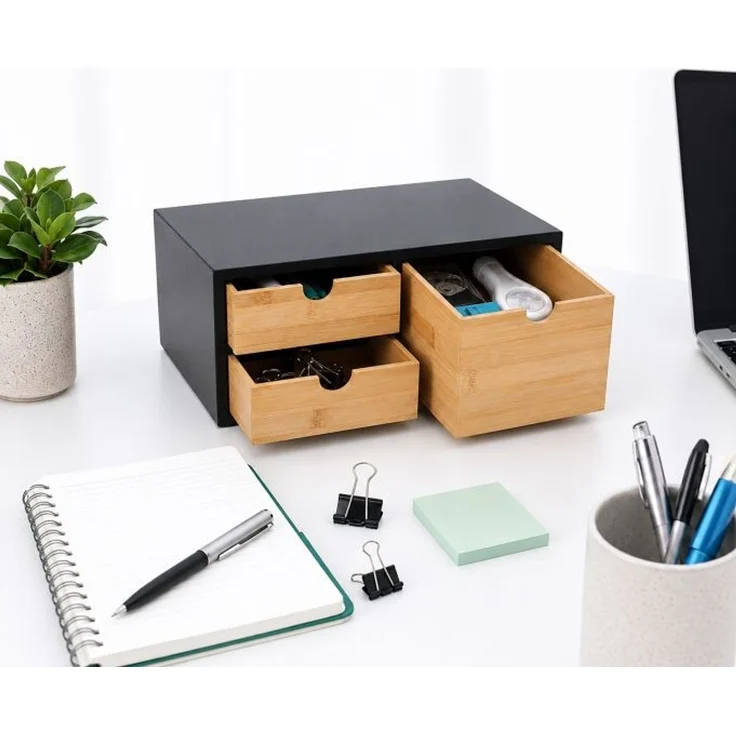 Relaxdays Schubladenbox 3 Schubladen – Bild 7