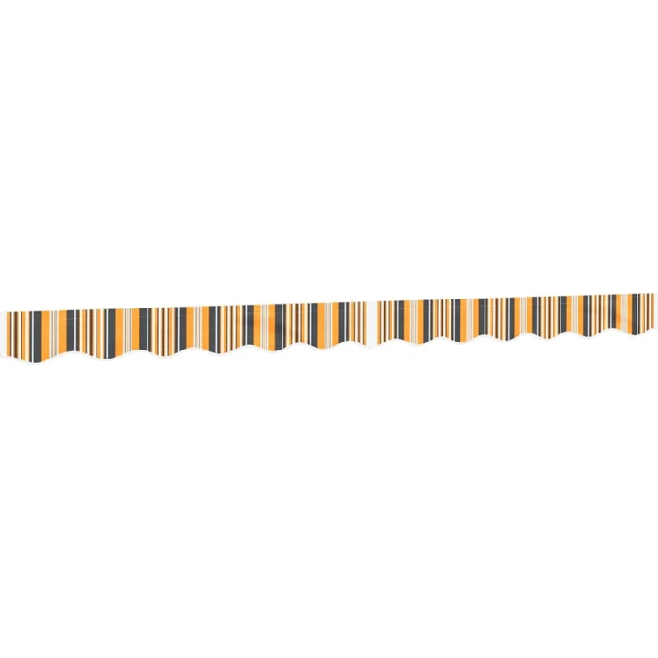 vidaXL Markisenvolant Gelb und Grau Gestreift 3 m 367810 – Bild 2