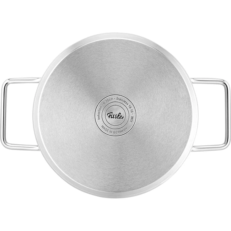 Fissler Topf-Set Fissler Pure Collection, Edelstahl 18/10 (Set, 5-tlg, Kochtopf 16/20/24 + Bratentopf 20cm + Stielkasserolle 16cm oD), Made in Germany – Bild 5