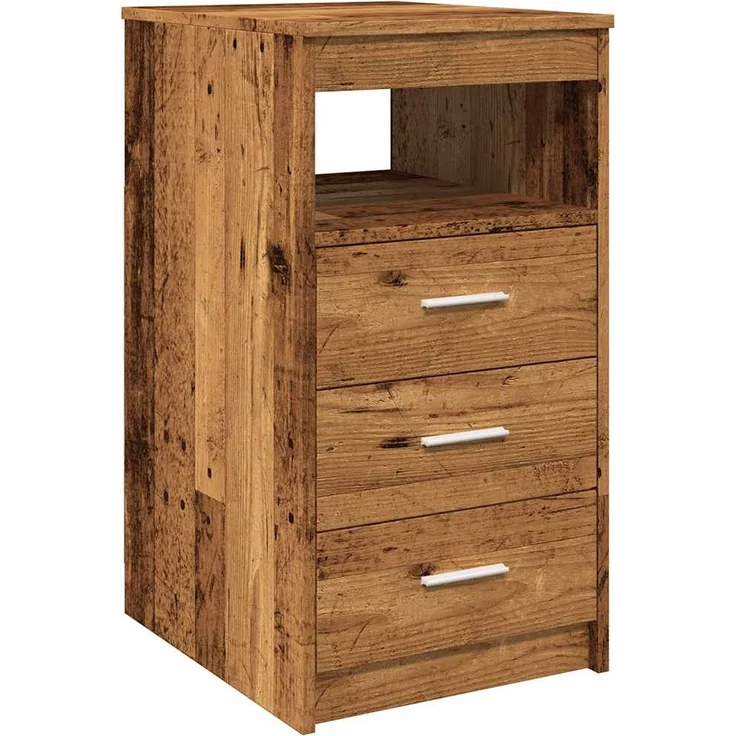 vidaXL Schubladenschrank Altholz-Optik 40x50x76 cm Holzwerkstoff 856004 – Bild 1