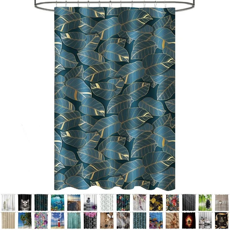 Sanilo Duschvorhang 180 x 200 cm, viele schöne Duschvorhänge zur Auswahl Breite 180 cm, 100% wasserdicht, Anti-Schimmel-Effekt, hochwertige Qualität – Bild 1