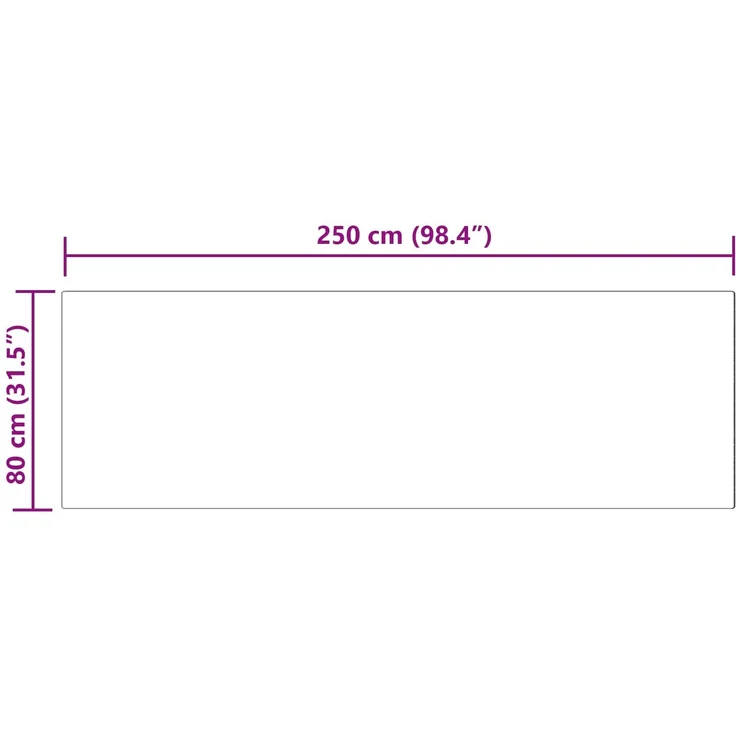 vidaXL Kunstschaffell Teppich Tafalla Grau 80 x 250 cm Polyester 42021524 – Bild 9