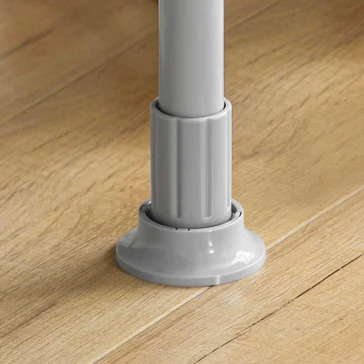 SoBuy FRG109-HG Garderobenständer, Metall, Pulverbeschichtung, Grau, 62 x 200 x 75 cm – Bild 4